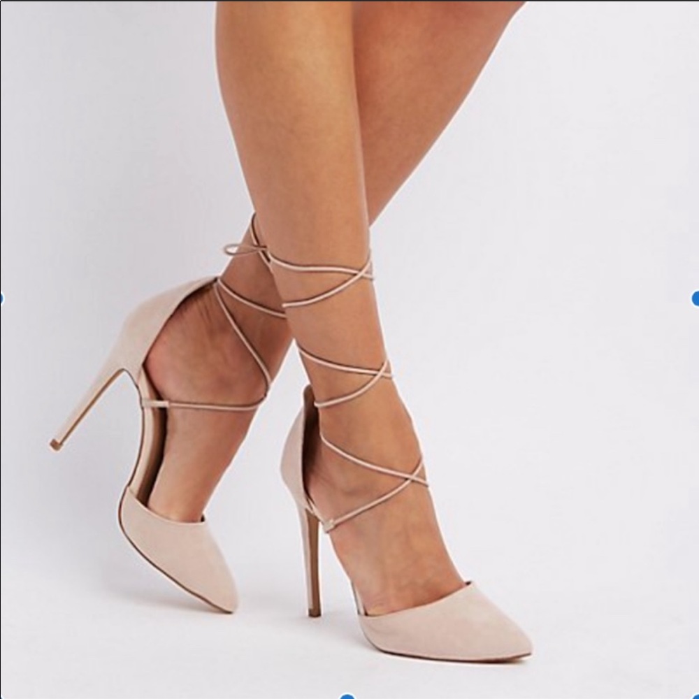 Lace up heels